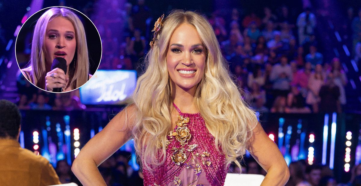 Carrie Underwood then and now.