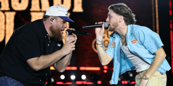 Luke Combs Singing With Bailey Zimmerman