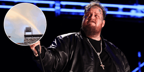 Jelly Roll Double Rainbow Appears At Concert