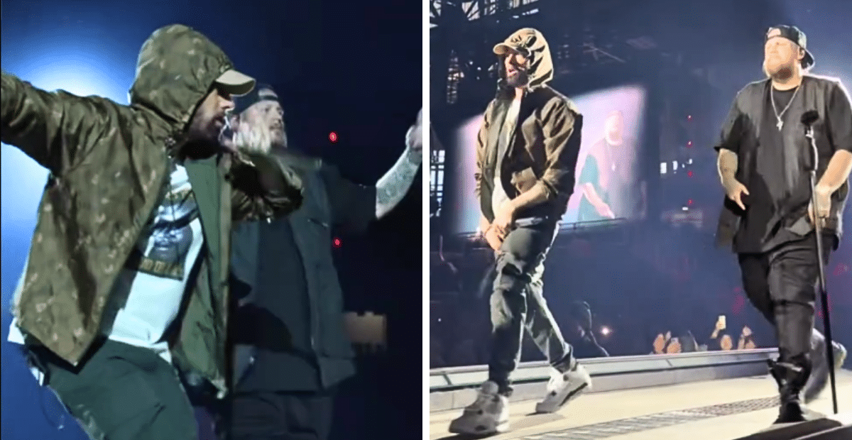 Jelly Roll and Eminem Perform In Detroit
