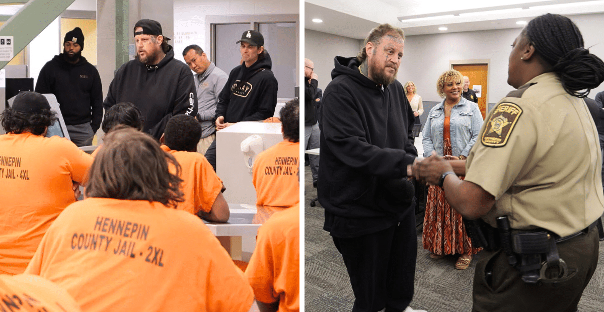 Jelly Roll visits Hennepin County Jail