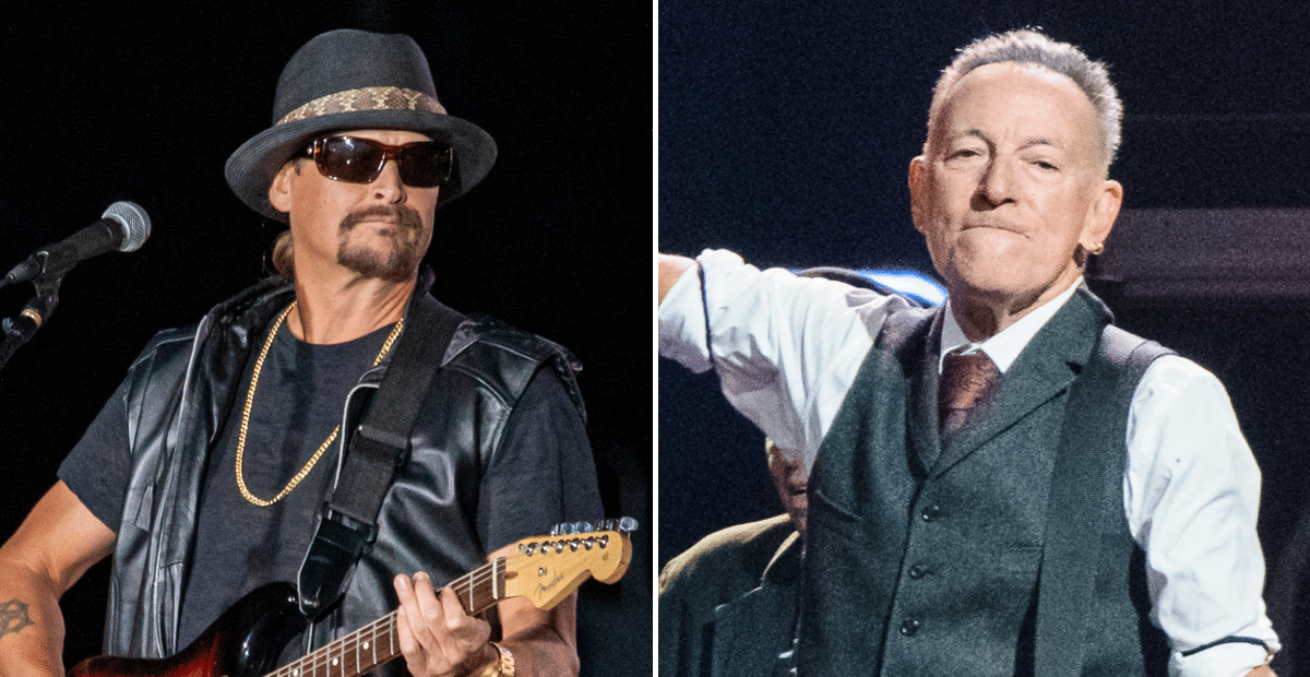 Bruce Springsteen spoke out against Donald Trump, eliciting a response from Kid Rock