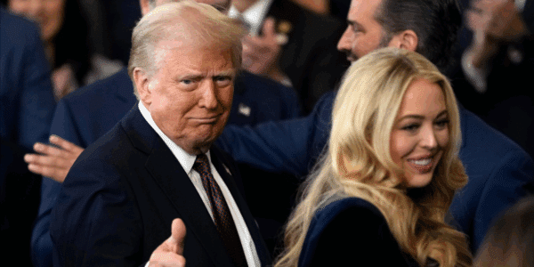 Tiffany and Donald Trump