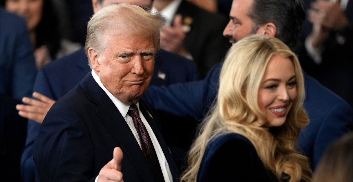 Tiffany and Donald Trump