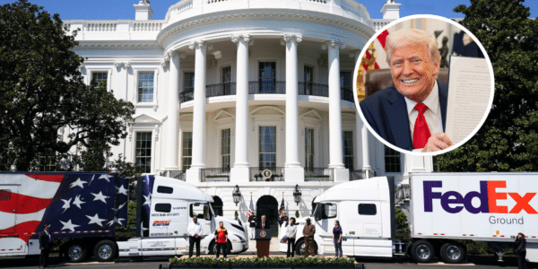 President Donald Trump signed an executive order on April 28 requiring truckers in America to speak English.