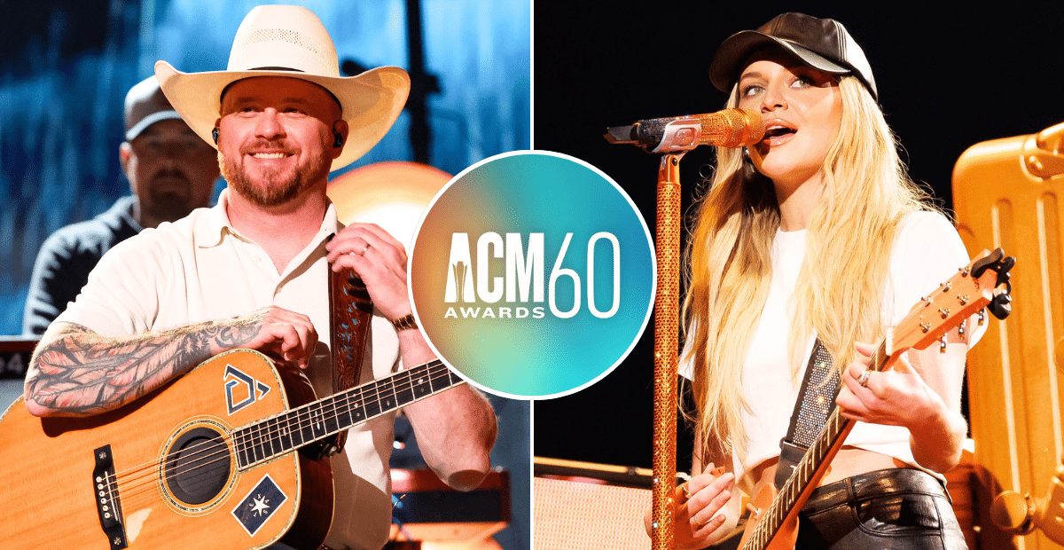 Cody Johnson and Kelsea Ballerini in rehearsal for the 60th ACM Awards