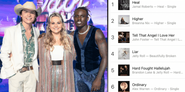 John Foster, Breanna Nix, and Jamal Roberts have the top 3 songs on iTunes after the Idol finale.
