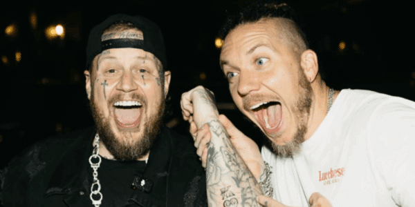 Brandon Lake and Jelly Roll laugh together