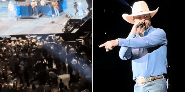 Cody Johnson patriotic concert brawl