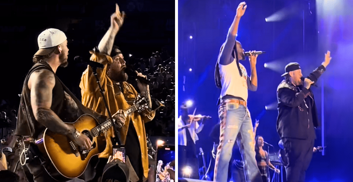 Jelly Roll Sings with Shaboozey and Brandon Lake at CMA Fest