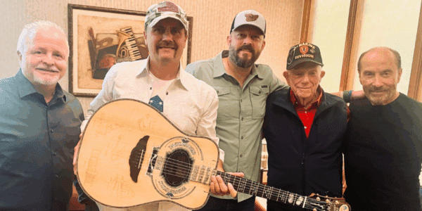 At 100 years old, Don Graves wrote a song of his experience fighting in World War II, titled "The Sand of Iwo Jima."