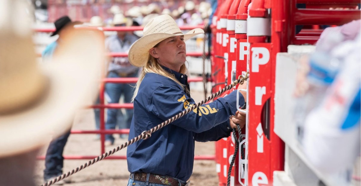 Dylan Terro is a member of the Smith Pro Rodeo crew.