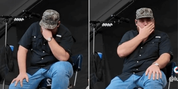 Luke Combs Breaks Down While Performing “Whoever You Turn Out To Be” At Newport Folk Festival