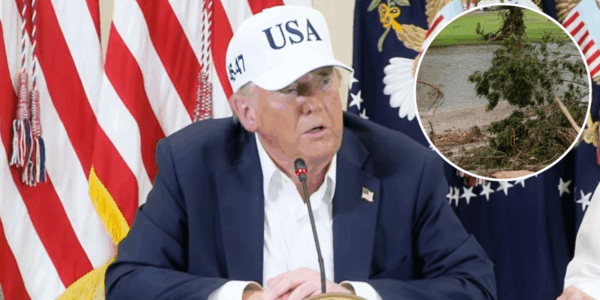 Trump Visits Texas Flooding