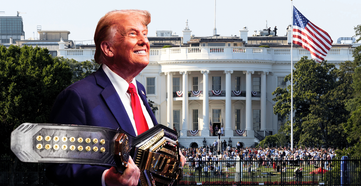 On July 3, President Donald Trump announced the White House will host a UFC fight in 2026.