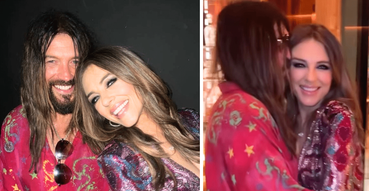 Billy Ray Cyrus and Elizabeth Hurley spending time together in London