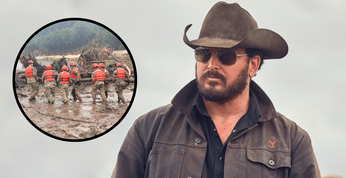 Cole Hauser of Yellowstone fame pledges support to Texas first responders amid floods