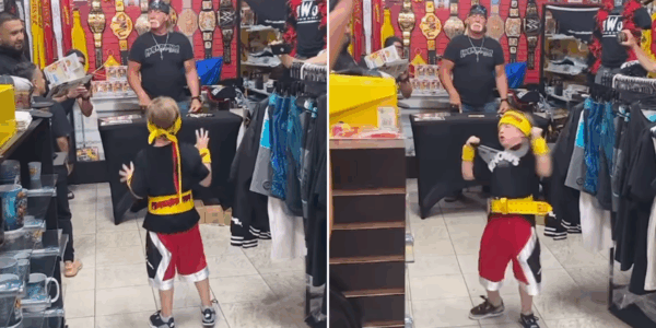 hulk hogan makes kids day