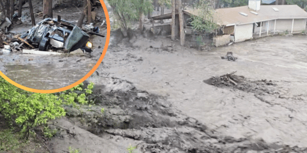 The New Mexico village of Ruidoso has experienced otherworldly flash flooding