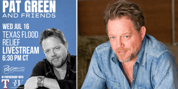 Pat Green hosted a benefit concert for Texas flood relief that raised $1 million
