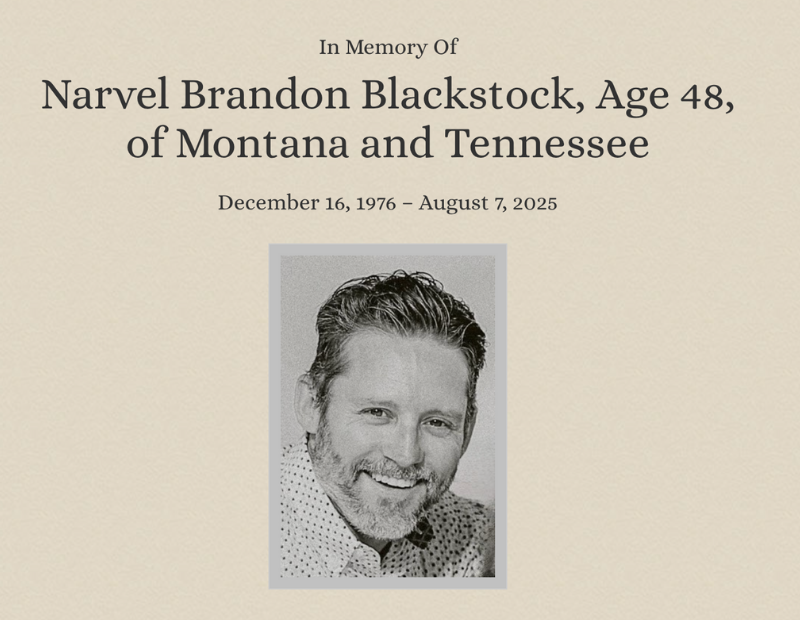 Brandon Blackstock's obituary gives a glimpse into his life and legacy.