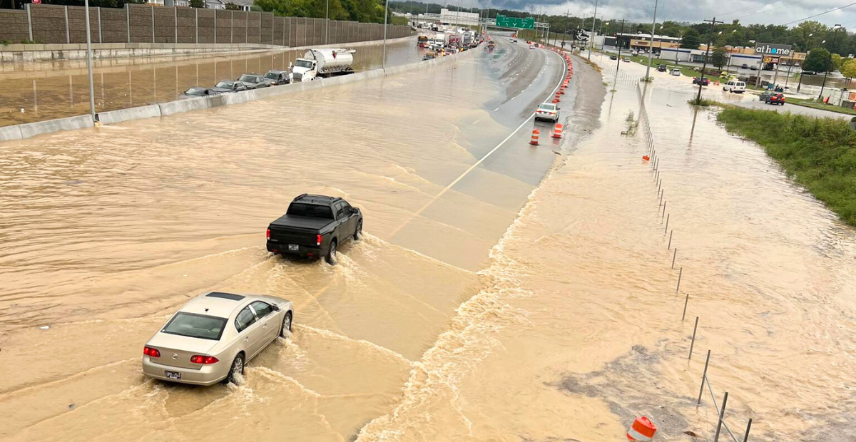 On Tuesday, August 12, historic flash flooding led to many roads being impassable, including Interstate 24.