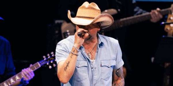 Jason Aldean performs at Band Together Texas