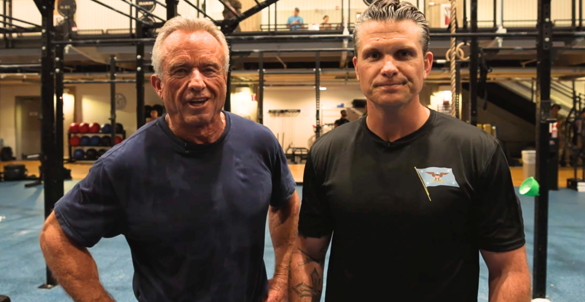 HHS Sec. Robert F. Kennedy Jr. and DOD Sec. Pete Hegseth created the "Pete and Bobby Challenge," encouraging Americans to complete 100 push-ups and 50 pull-ups in under 10 minutes.