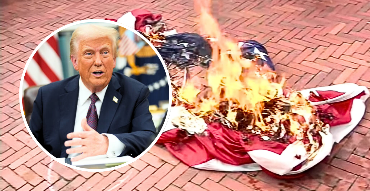 On August 25, President Donald Trump signed an executive order seeking to punish those who burn the American flag.