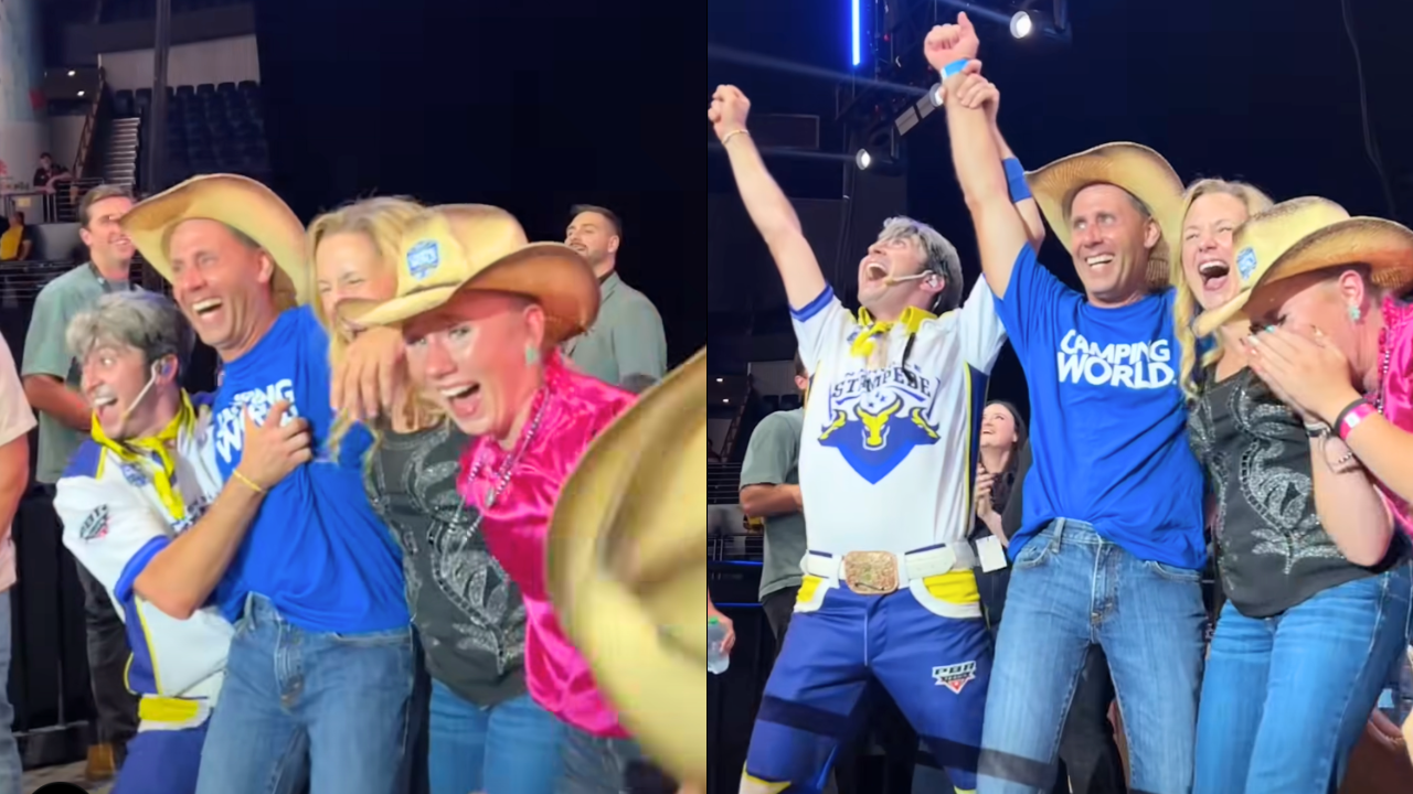 cornhole trick shot winner at pbr in nashville