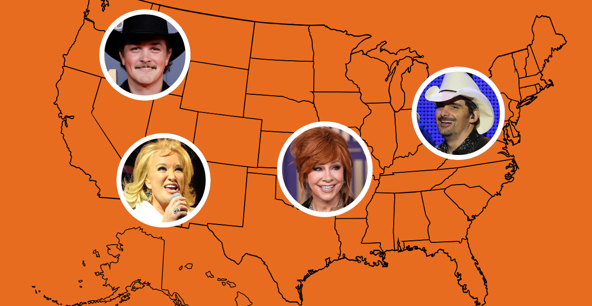 one country star from every U.S. state