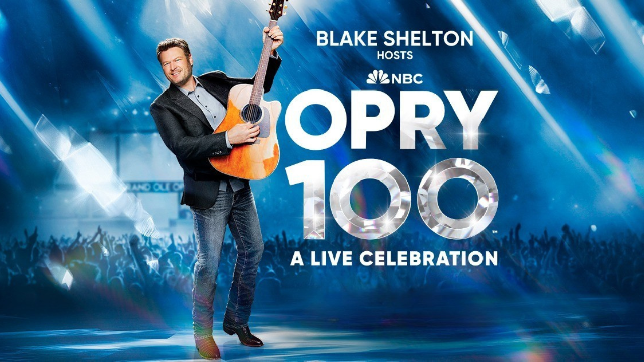 blake shelton hosts opry 100