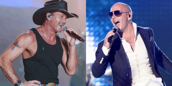 tim mcgraw and pitbull perform "I Like It, I Love It"