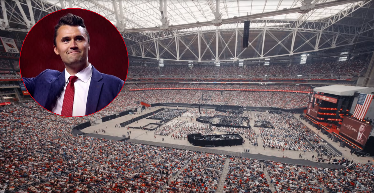 Thousands gather to celebrate the life and legacy of Charlie Kirk