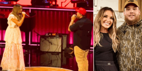 Carly Pearce and Luke Combs perform "I Hope You're Happy Now" in London