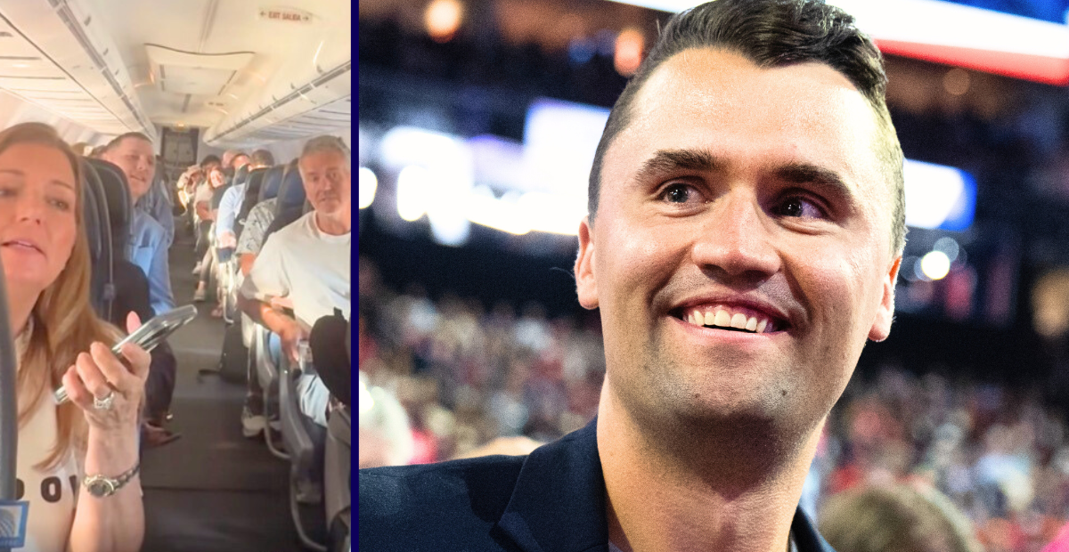 Plane passengers going into Phoenix sing "Amazing Grace" for Charlie Kirk