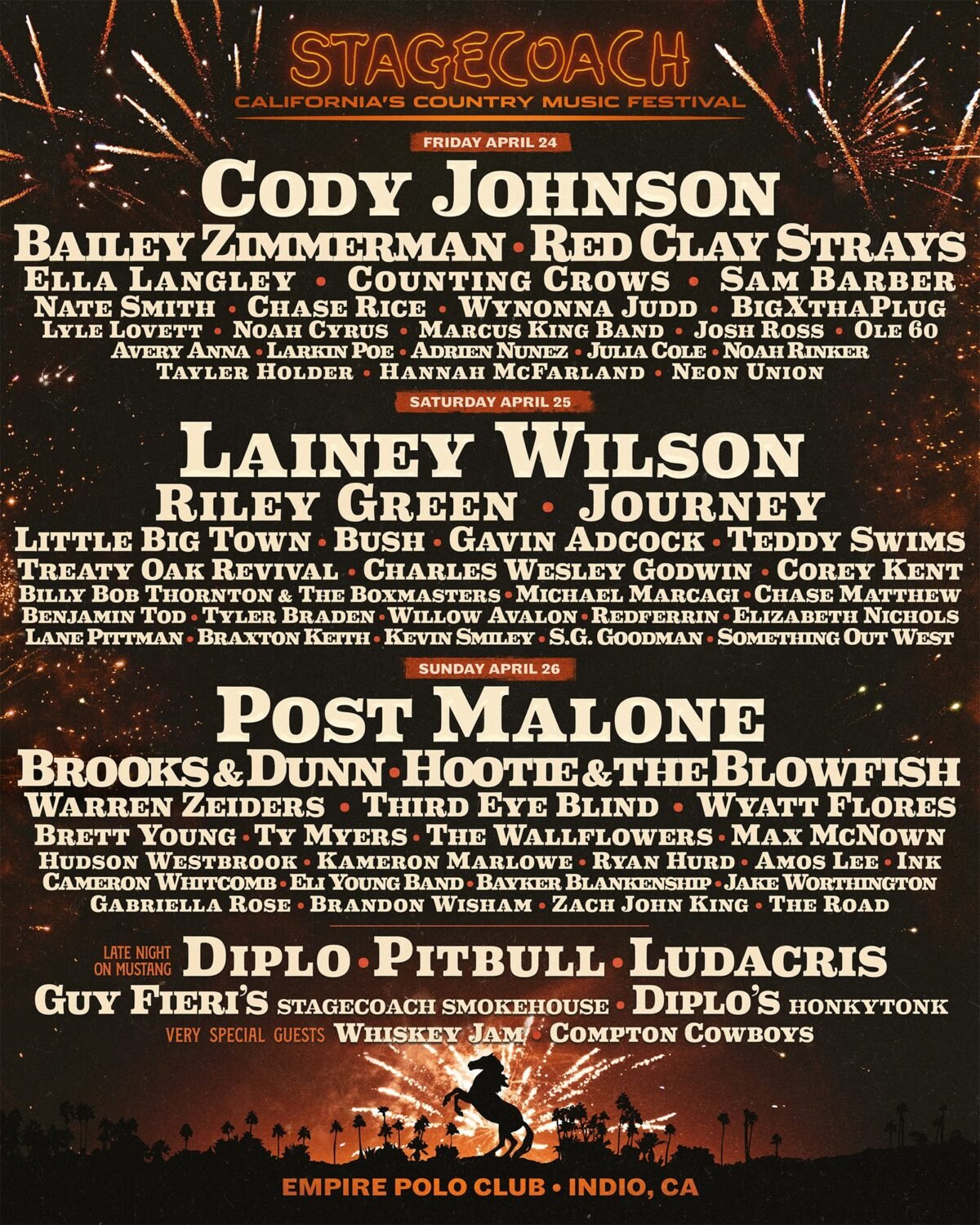 stagecoach festival lineup 