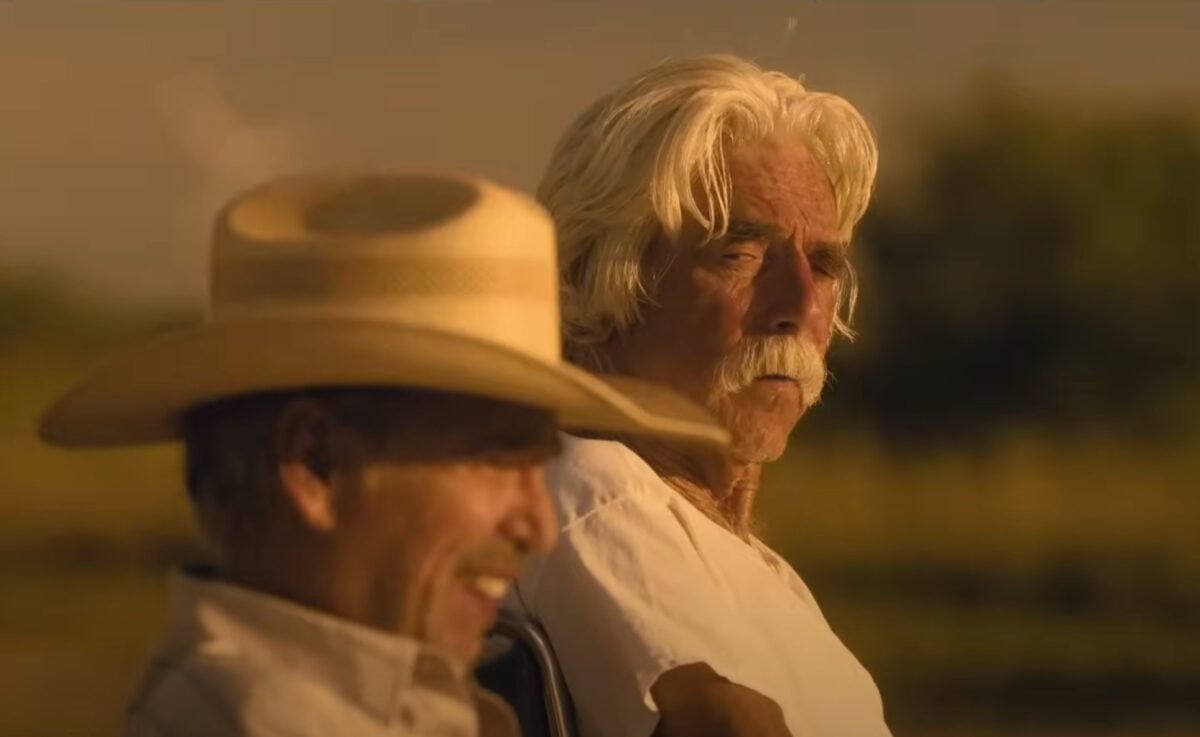 Billy Bob Thornton and Sam Elliott in the Landman Season Two trailer