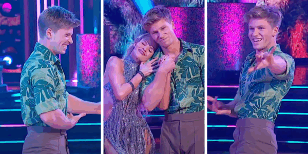 Robert Irwin dances the cha cha