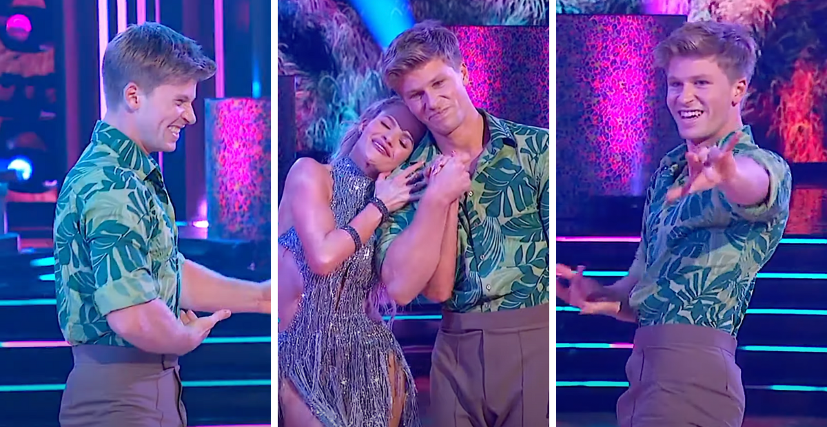 Robert Irwin dances the cha cha