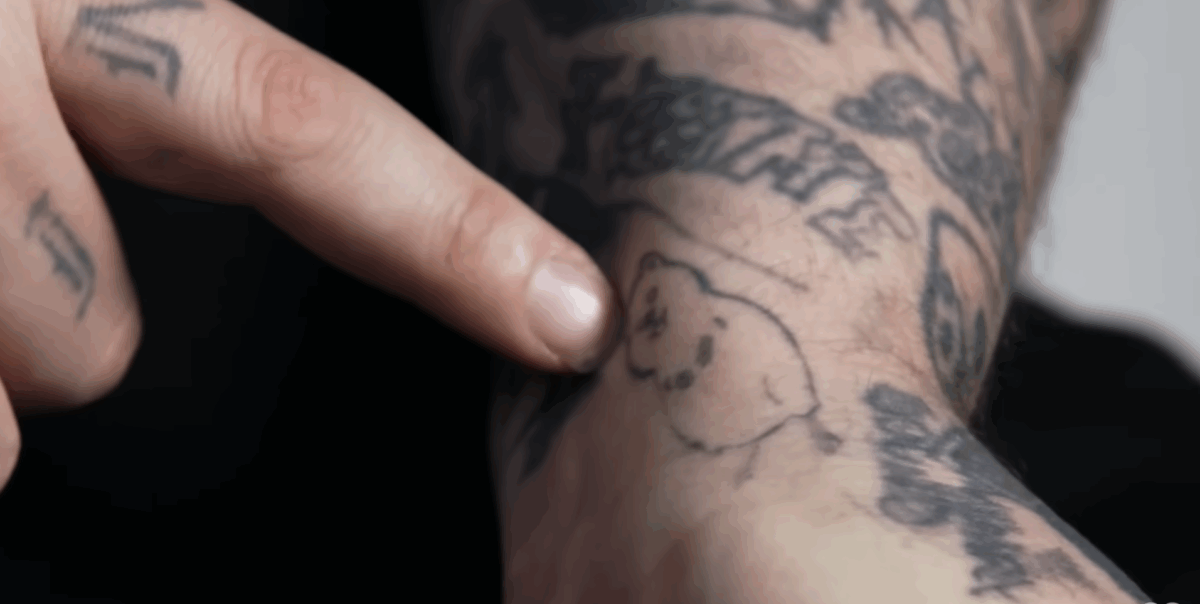 Jelly Roll's quokka tattooo