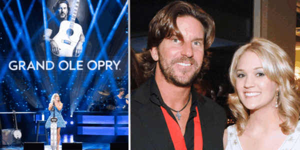 Carrie Underwood performs a tribute to Brett James at the Opry