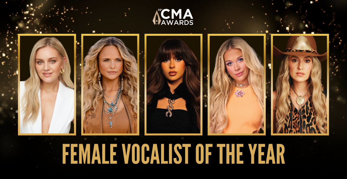 On Nov. 19, the CMA Award for Female Vocalist of The Year was awarded to ____, with Kelsea Ballerini, Miranda Lambert, Ella Langley, Megan Moroney, and Lainey Wilson nominated.
