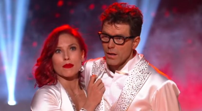 Pro dancer Sharna Burgess and radio host Bobby Bones react to winning Season 27 of Dancing With The Stars