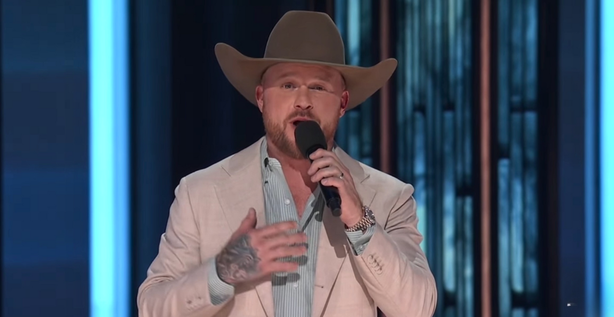 Cody Johnson was named Male Vocalist of the Year at the CMA Awards