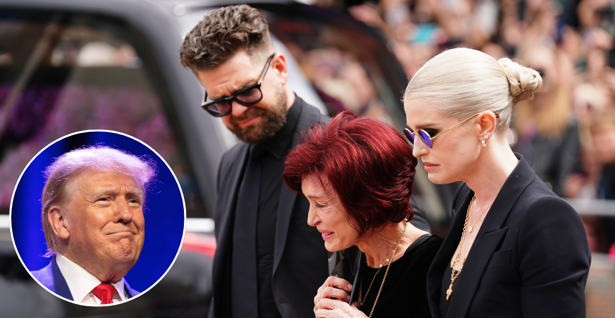 Trump Sharon Osbourne