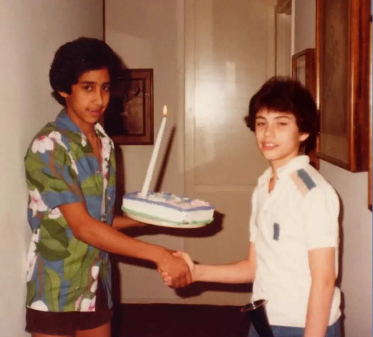 Jimmy Kimmel and Cleto Escobedo