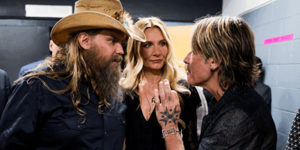 Chris Stapleton, Morgane Stapleton, and Keith Urban