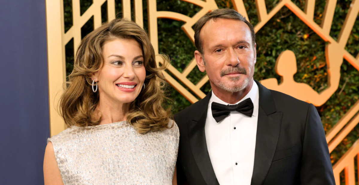 Tim McGraw and Faith Hill make a rare appearance in public.