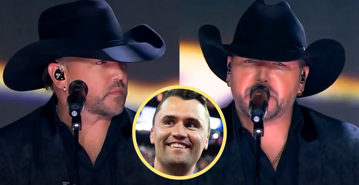 Jason Aldean performs "Try That in a Small Town" in Charlie Kirks memory